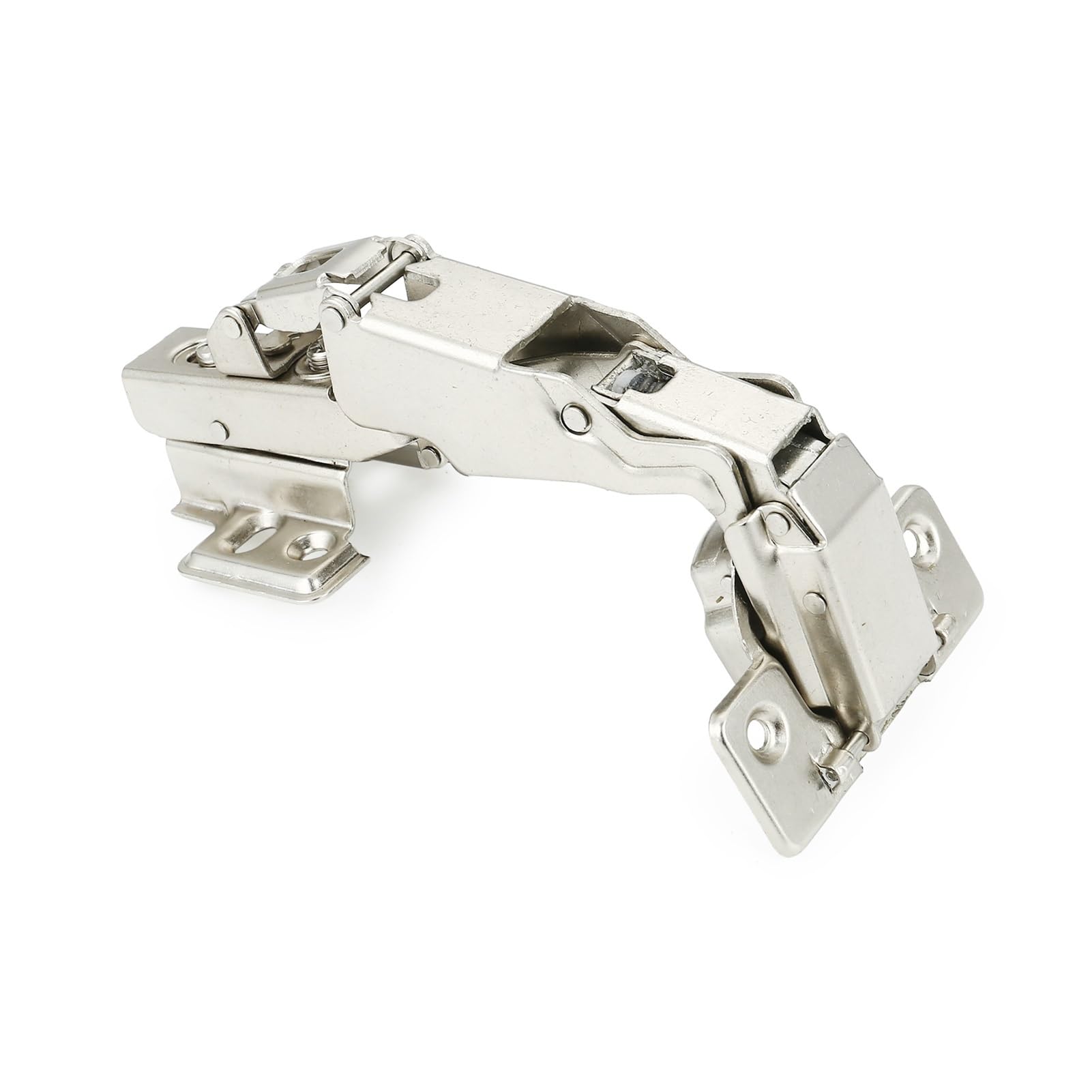 Adjustable Hinges 3D Adjustable Hydraulic Damping Hinge for 165 180 Degree Wardrobe Kitchen Cabinet Door(Color-3)