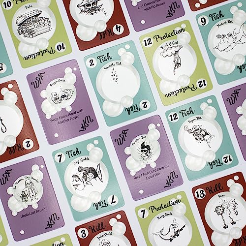 University Games WTF (What the Fish!) - Juego de cartas estratégico para 3 a 6 jugadores, edad mínima 8 años miniatura 4