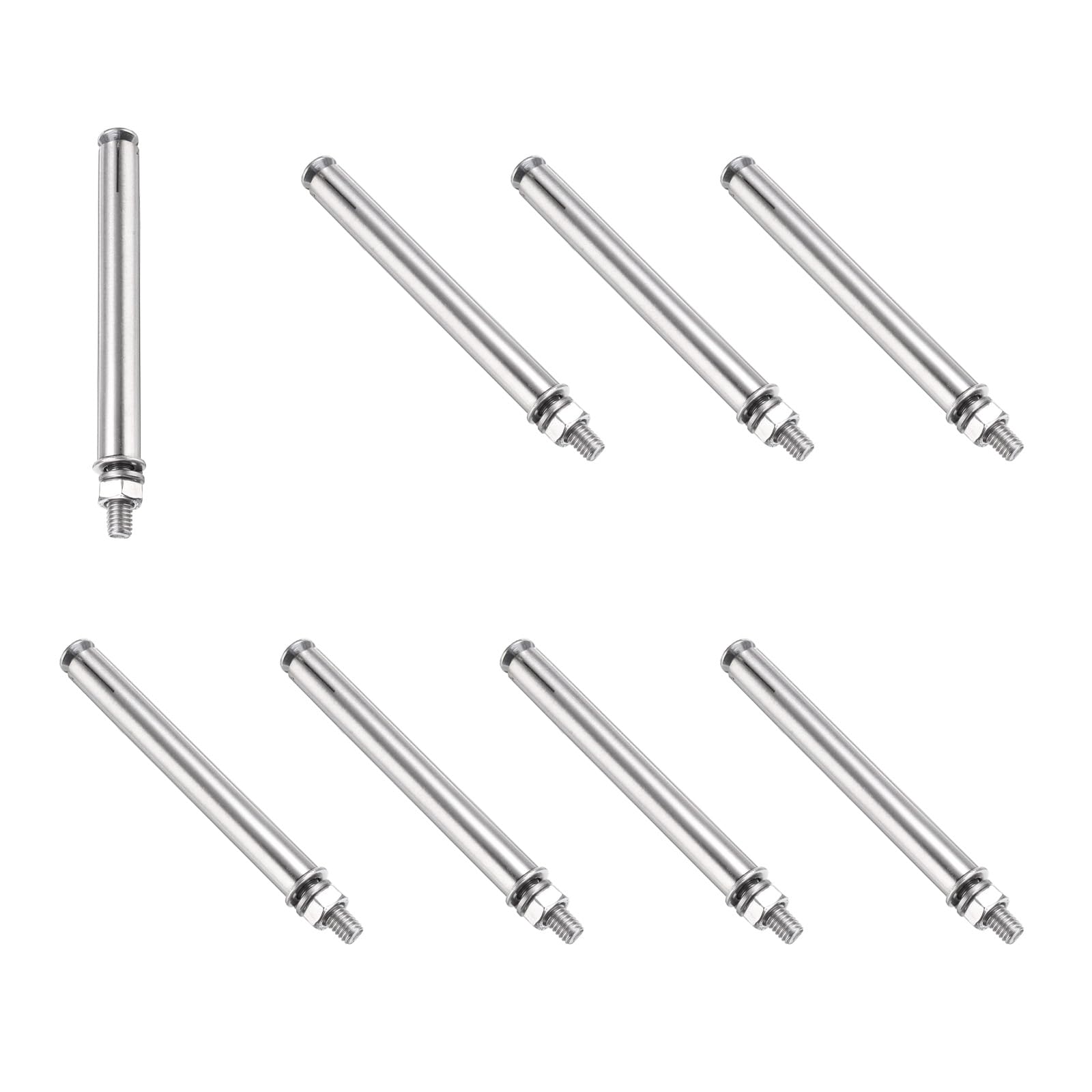 PATIKIL M6 x 100mm Expansion Bolts