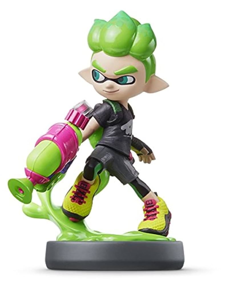 amiibo スプラトゥーン　タコボーイ　ボーイ（ネオングリーン）ボーイアミーボ Amazon.co.jp: amiibo ボーイ【ネオングリーン】 (スプラ