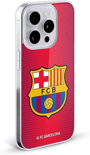 Miniatura 9 de Head Case Designs Funda de gel suave con licencia oficial del FC Barcelona Red Crest compatible con Apple iPhone 14 Pro Max