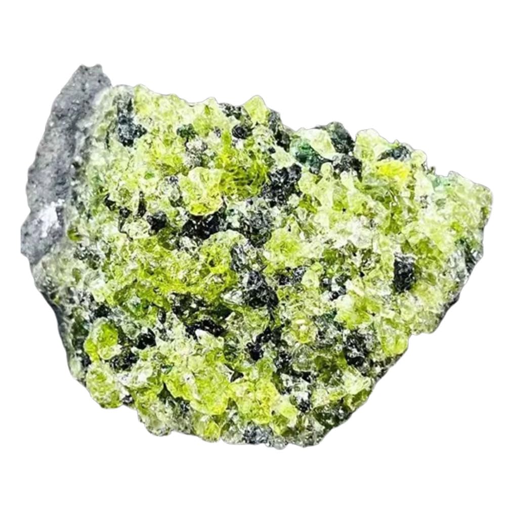 ITCLEYMDZV Raw Peridot Crystal Stone Aromatherapy Stones and Rough Gemstone for, Display Decor, Fish Tank Landscaping,3~5cm,100g