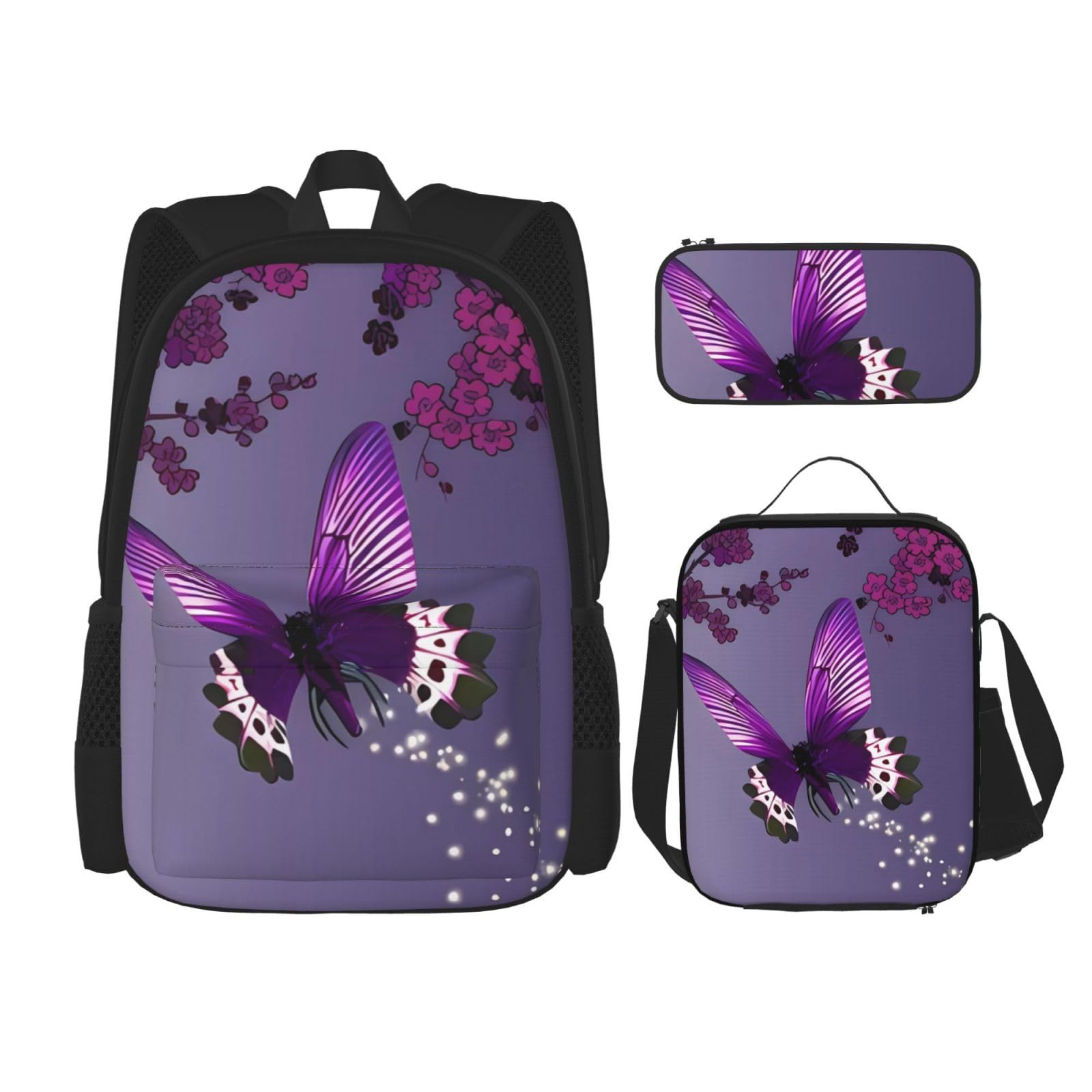 Cozeyat 3-Piece Kids Backpack Set – Includes Lunch Box & Pencil Case - View #9