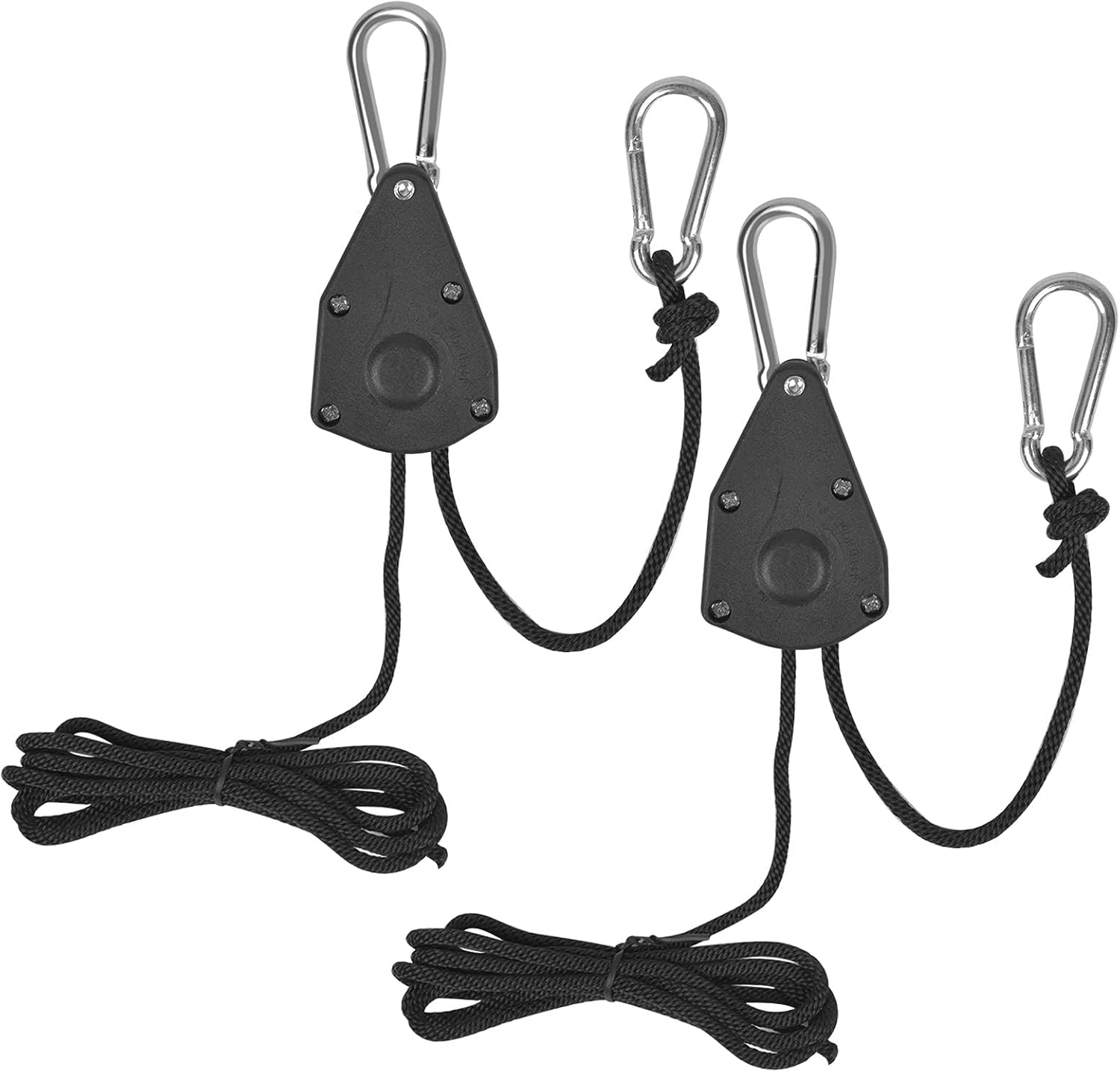 Adjustable Rope Ratchet Grow Light Fixture Rope Plant Hanger For Double - View #7