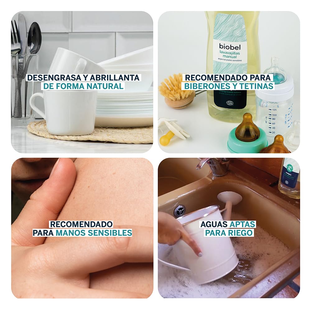 Biobel - Lavavajillas Manual - 100% Natural - 20 L