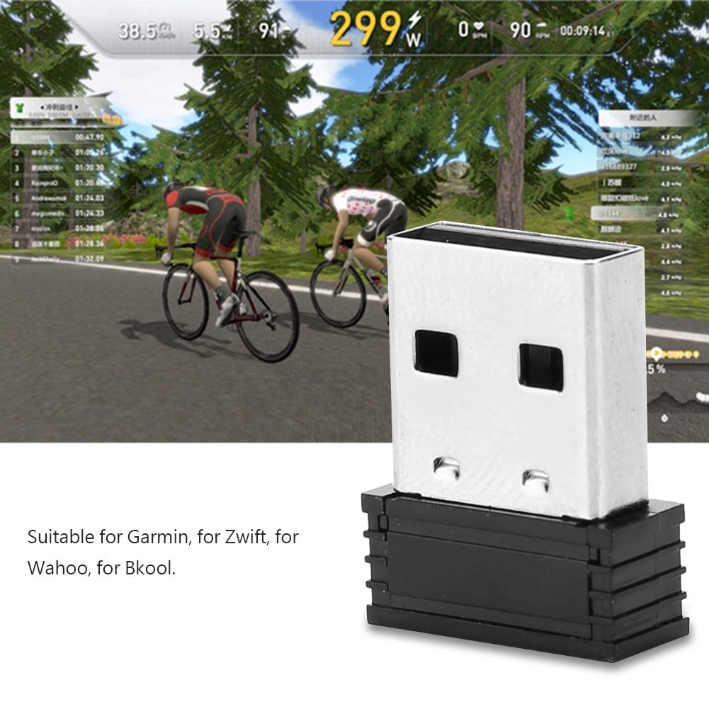 Antena USB para Ciclocomputador, Receptor Transmisor Inalámbrico de Señal, Compatible con Software de Ciclismo para Entrenamiento Carreras y Análisis de Rendimiento