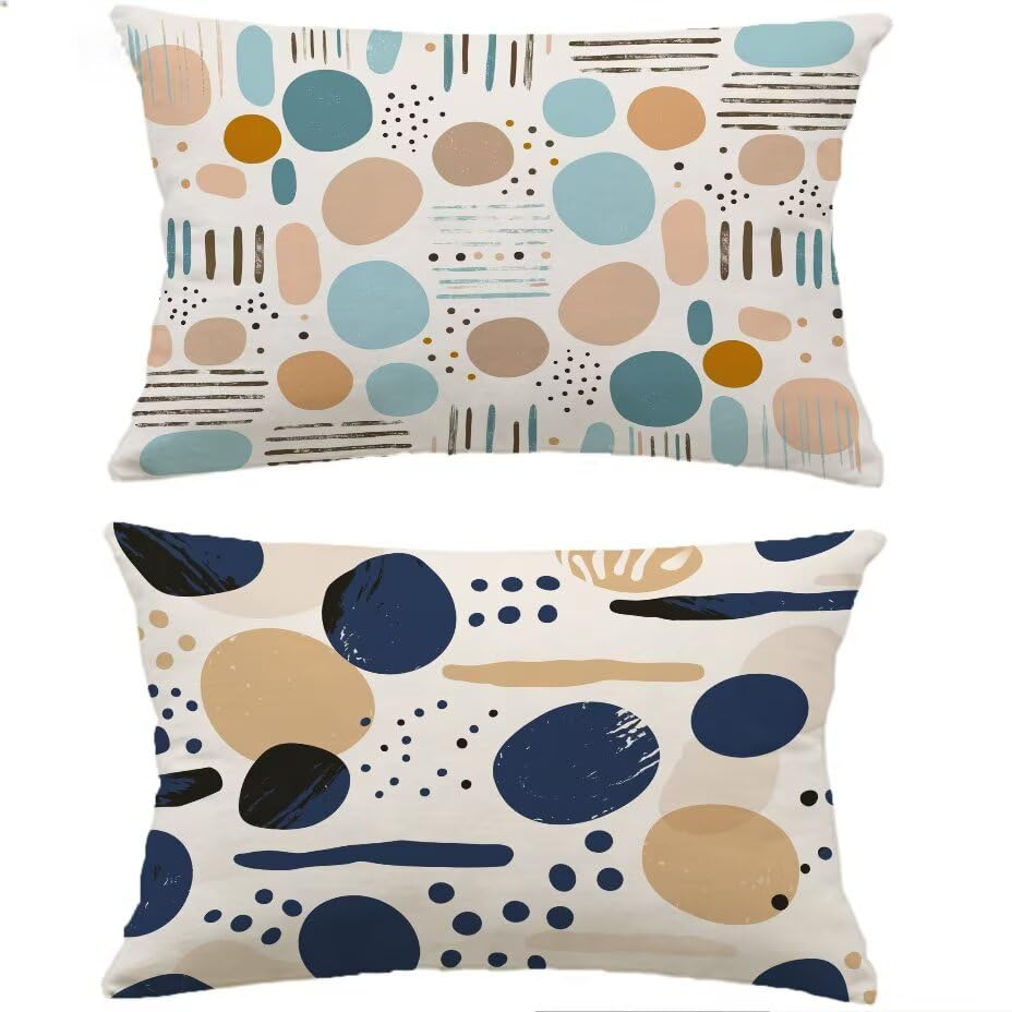 Coussin lombaire pour salon de jardin en rotin blanc 60x80cm