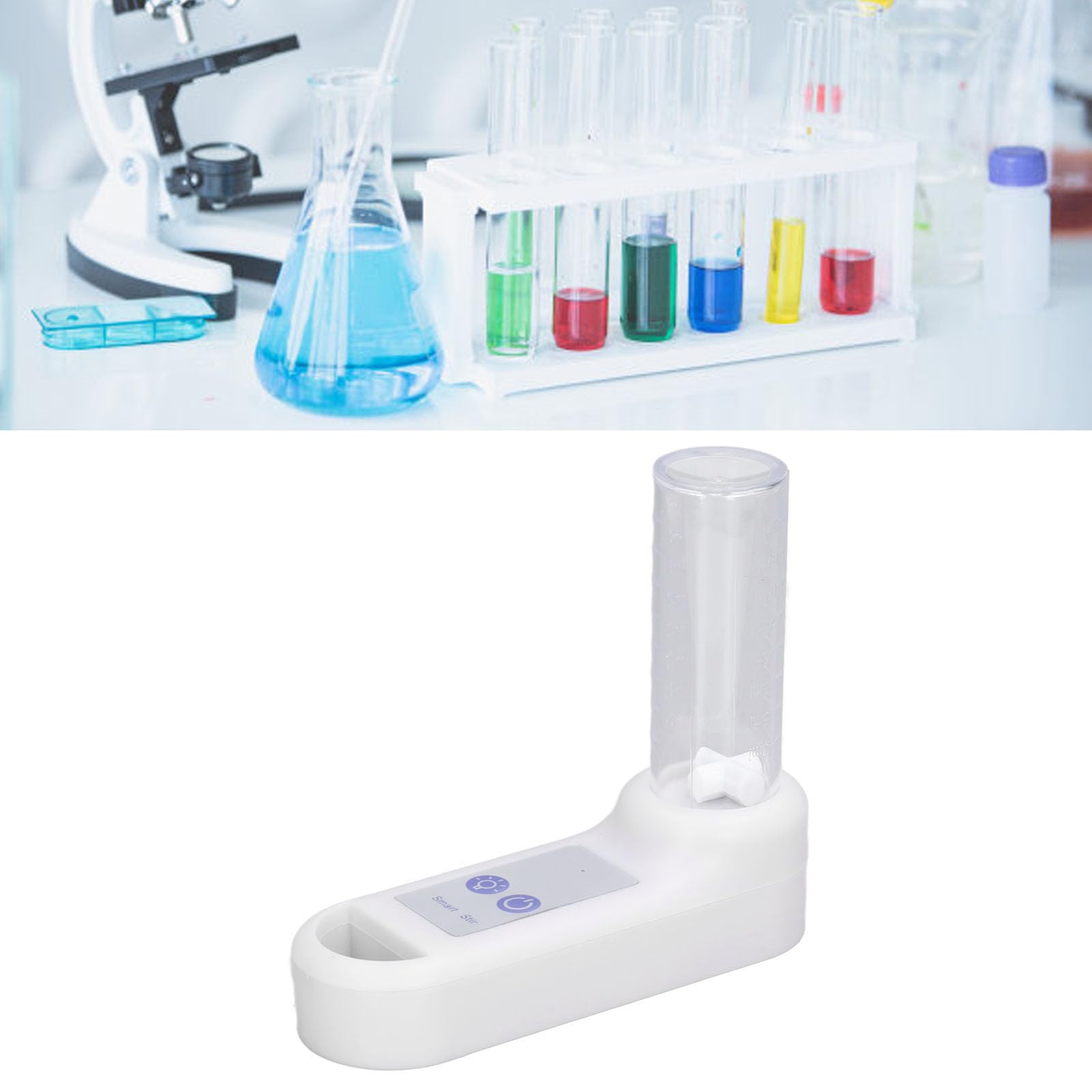 Haofy Mini Agitateur Magnétique Portable avec Poignée Suspendue, Agitateur de Laboratoire Facile à Utiliser pour Tester la qualité de L'eau