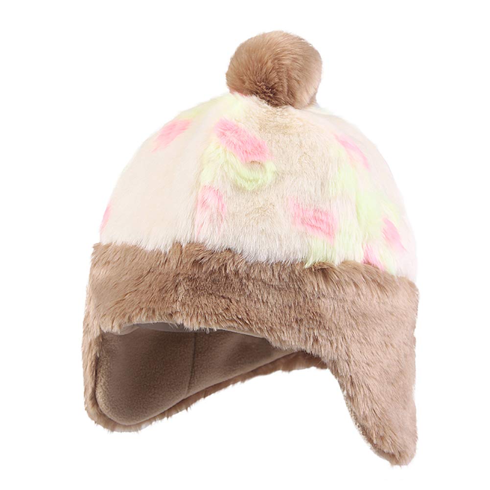 Donna Beanie Berretto,Cappelli da Sci Invernali Donna con Paraorecchie Berretto Russo Cappello Berretto da Snowboard