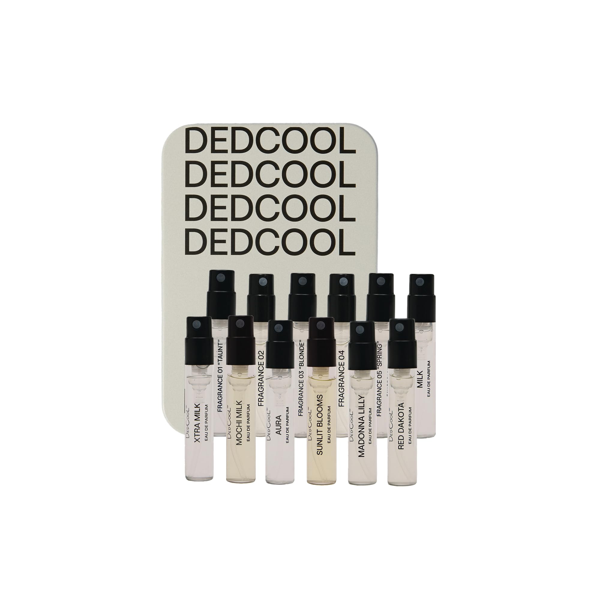 DedCool, Fragrance Discovery Set, 12 Eau de Parfums, Travel Size