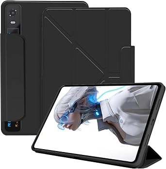 Case for REDMAGIC Gaming Tablet 5 Pro/REDMAGIC Astra 2 2026 9.06,Magnetic Cover with Fold Stand Slim Lightweight Auto Sleep/Wake, Shockproof PU Leather Smart Folio,Multi-Angle Viewing,Black