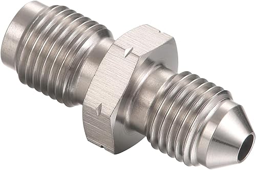 3AN macho a M10x1.0 Métrico Invertido Flare Acero Invertido Llamarada Adaptador de cilindro maestro de freno