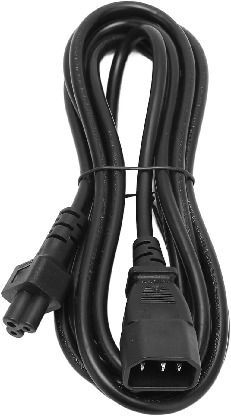 IEC320 C14 to C5 Power Cord, Laptop Power Adapter Cord 10A