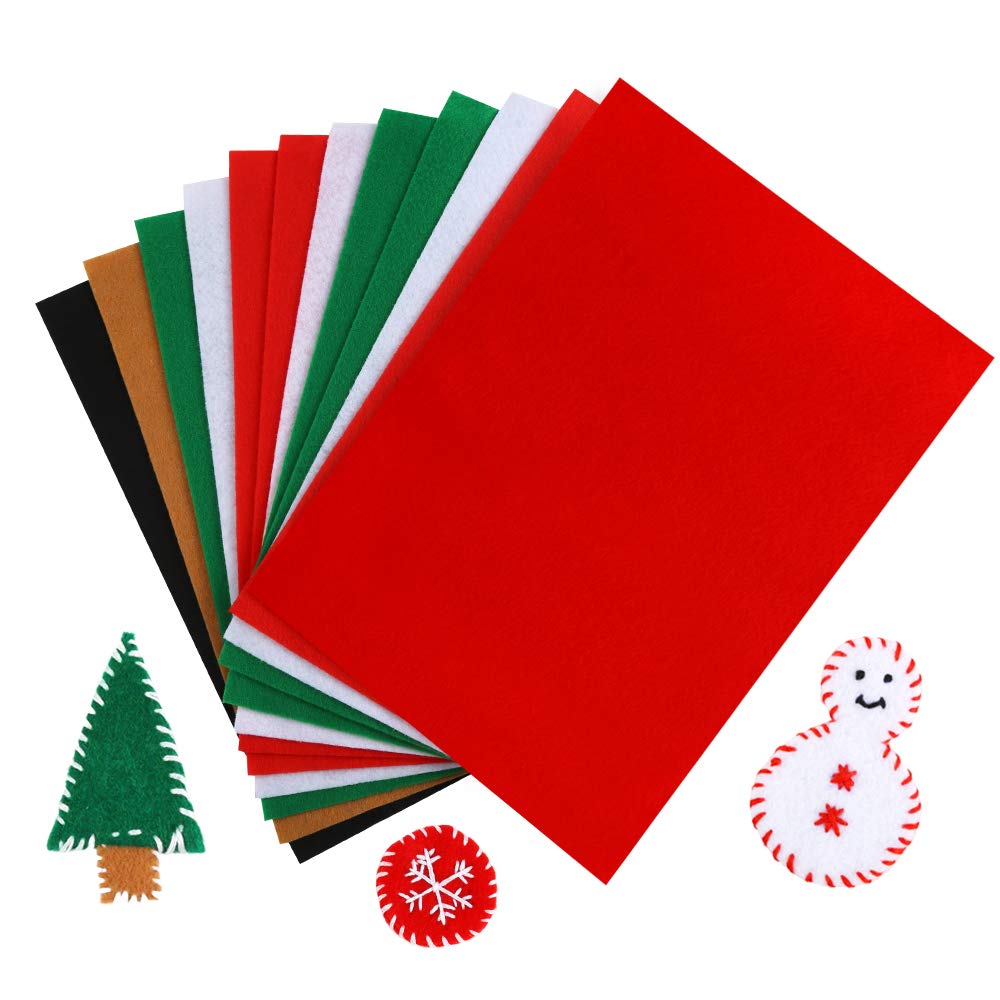 Pack of 8 Sheets A4 Acrylic Felt for Crafting 7 Assorted Pack Choices!