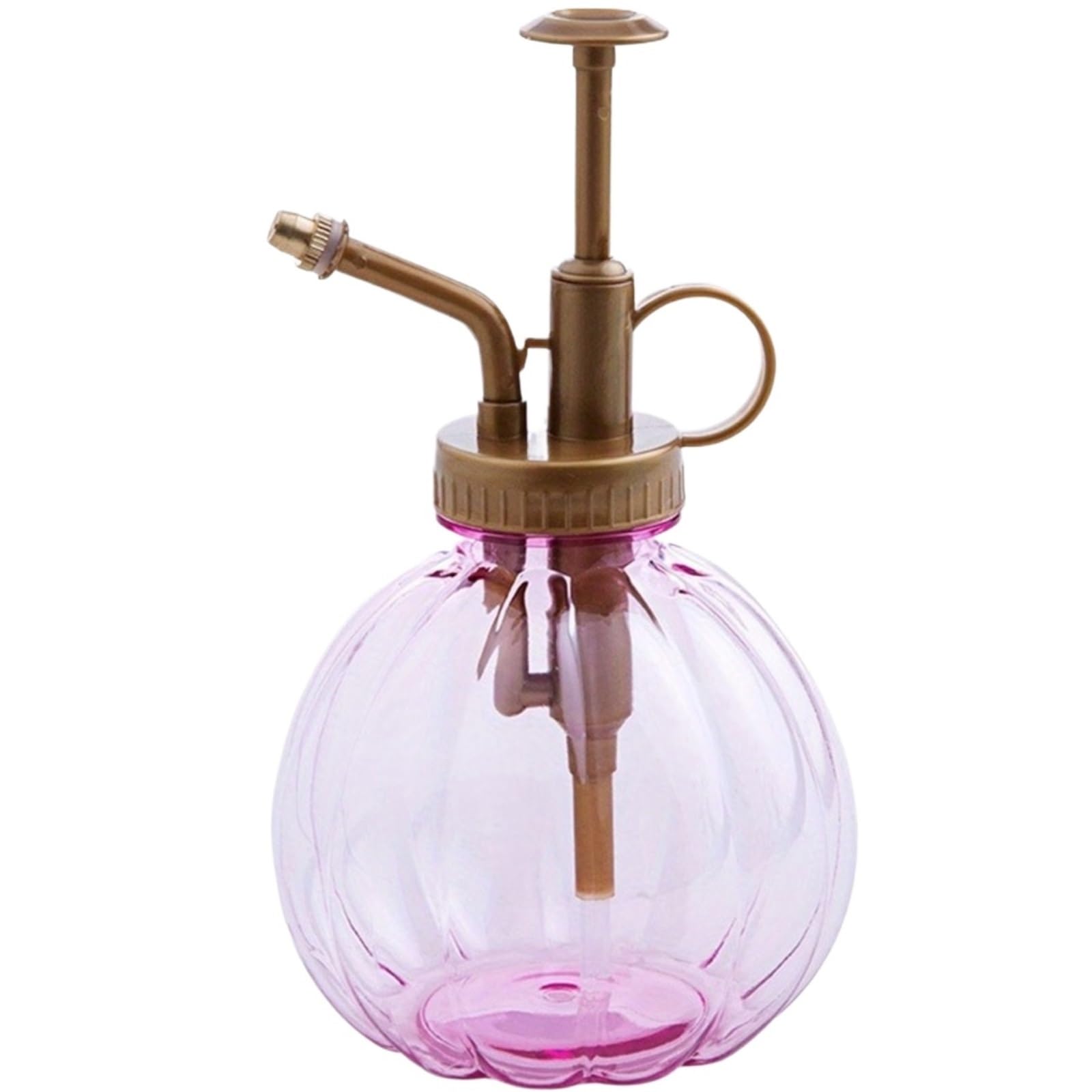 DSFIHJO Plastic Pumpkin Shape Succulent Flower Raising Vintage Sprinkler Pot Gardening Press Garden Sprayer Decor(Purple)