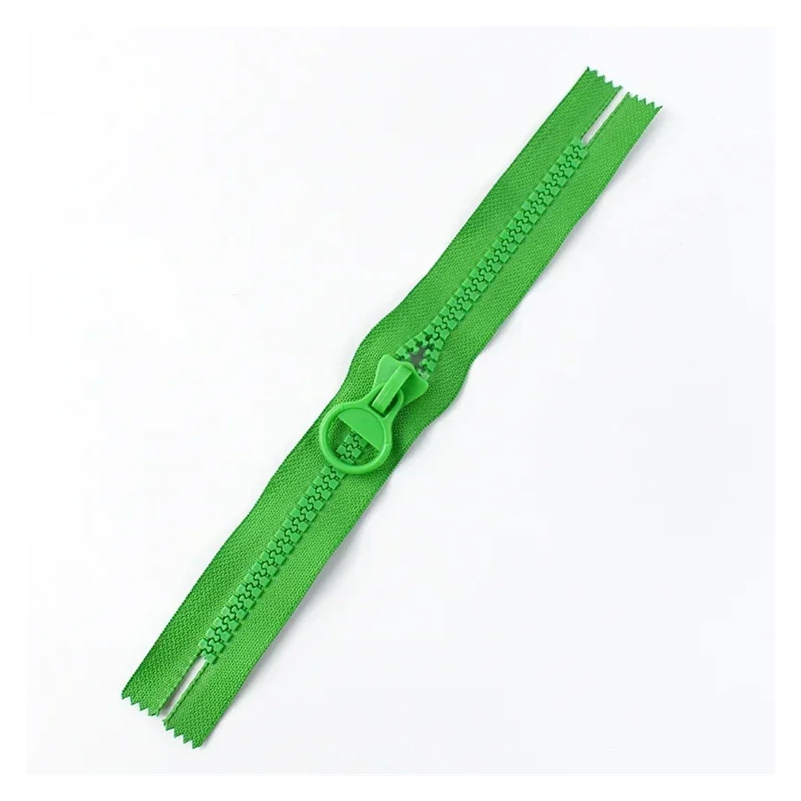 Resin Zippers 1-5Pcs 10# Colorful Resin Zipper 20/25/30cm with Puller for Sewing Repair Decorative Accessories(Green 01,3PCS_NO10-20CM)