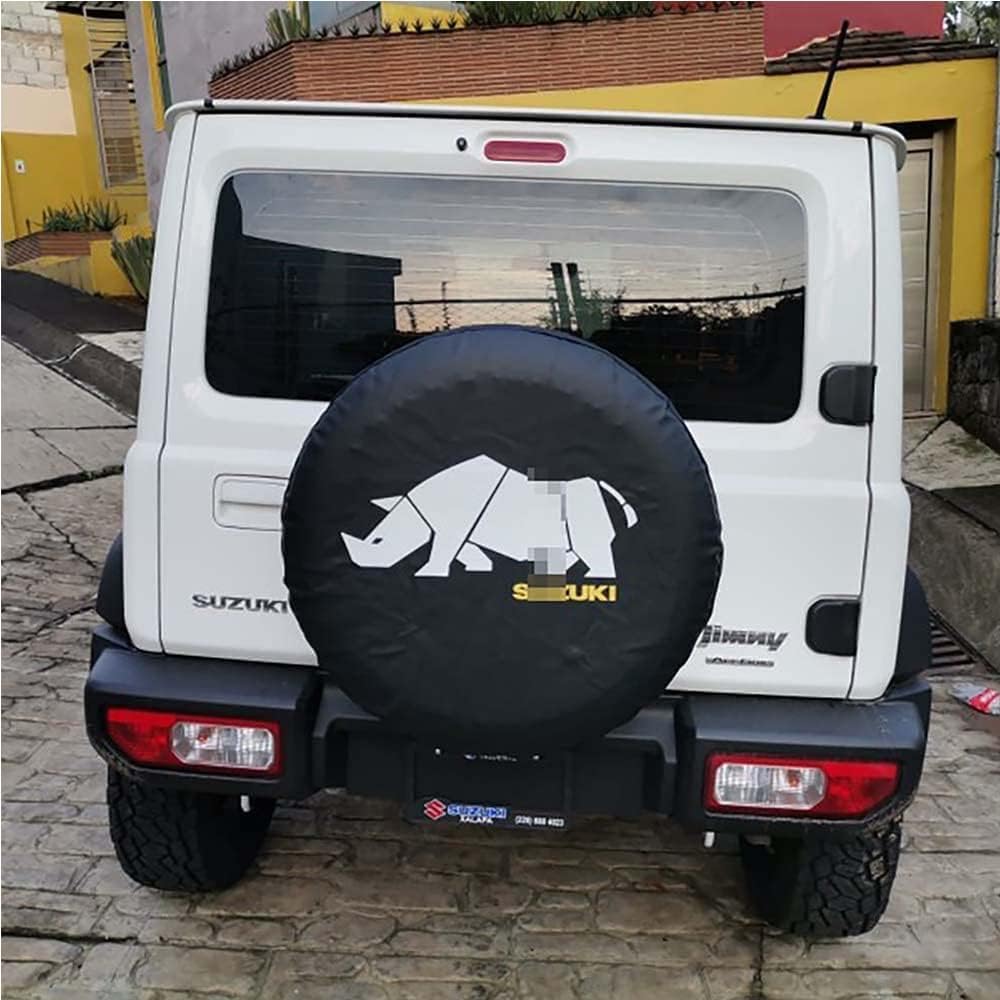 Car Spare Wheel Cover, for Suzuki Jimny Jb64 Sierra Jb74 2019 2020 2021 2022 2023 Waterproof, Dustproof, ABS Elastic Wheel Cover, Exterior Decoration Accessories