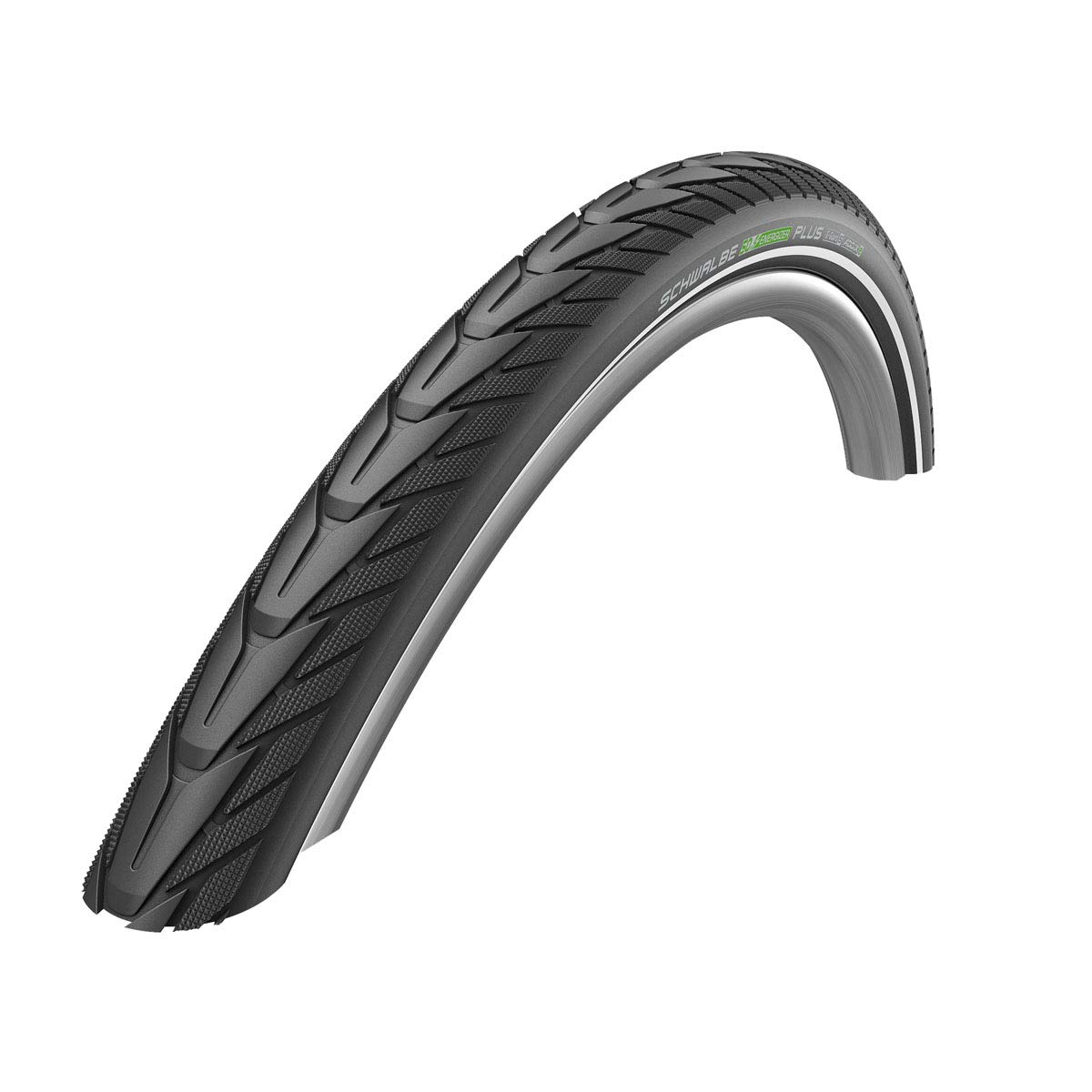 Schwalbe Unisex's Energizer Plus Perf, GreenGuard, TwinSkin Tyres, Black, 47-622, SB11101370