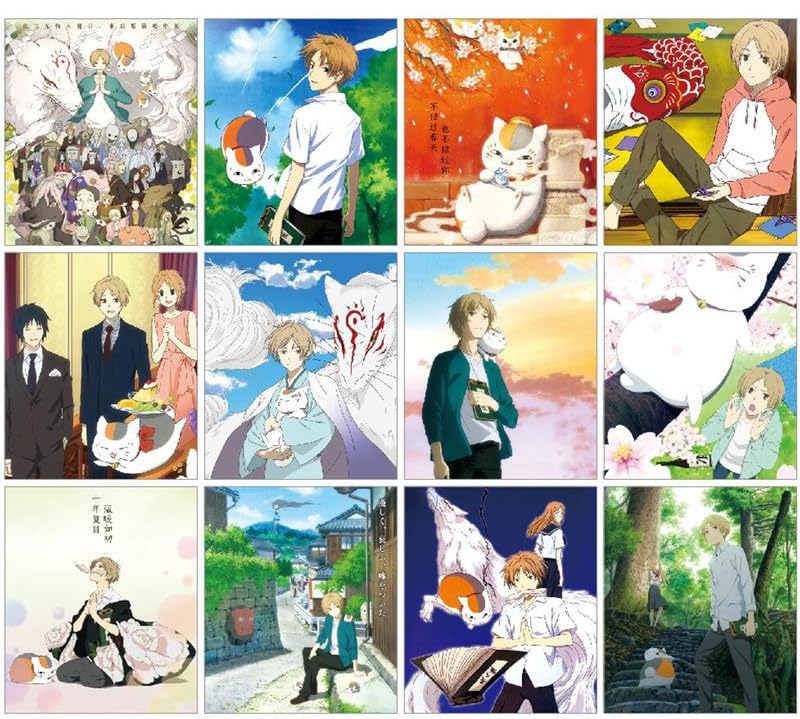 Amazon | 夏目友人帳 卓上カレンダー 2024-2025年 2年 カレンダー 両面