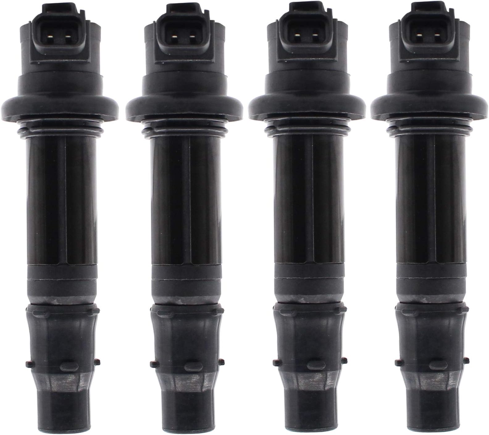 MOTOKU Pack of 4 Ignition Coil for Yamaha YZF R6, FZ1 YZF R1 Vmax 1700