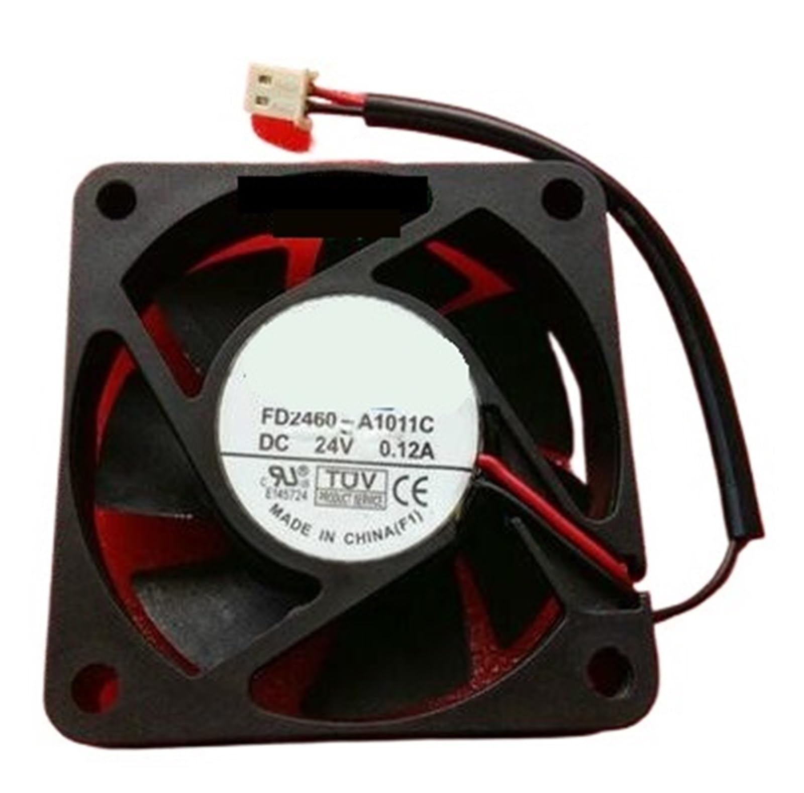 YMUGUEGH 60 * 60 * 15 FD2460-A1011C DC24V 0.12A 6CM 2 wire inverter fan