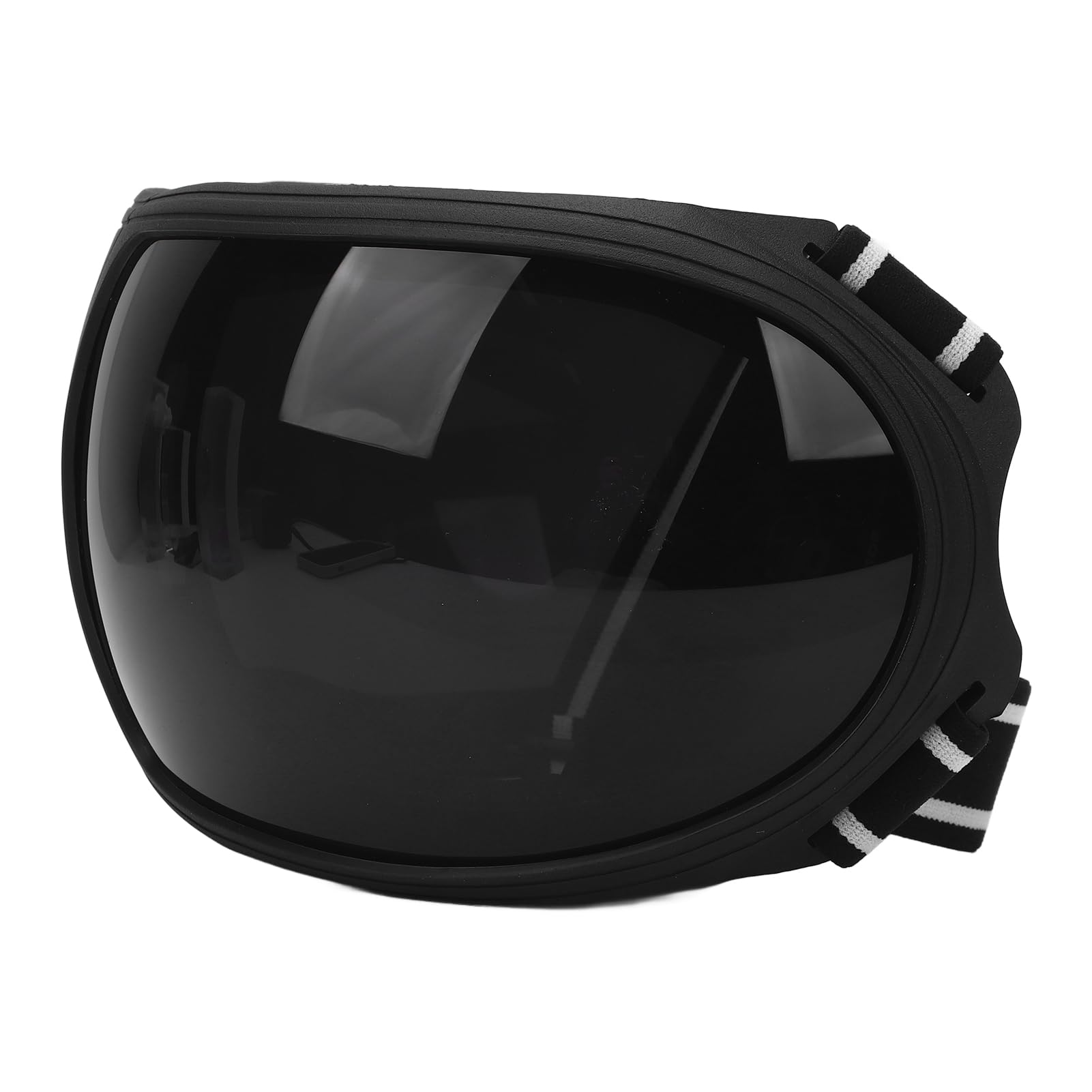 Pferderennbrille, Kunststoff, Winddicht, sanddicht, schützende Sport-Pferde-Sonnenbrille für Geschirrzubehör, langlebig, Bequeme Passform, Verstellbarer Riemen für Reittraining (Grau)