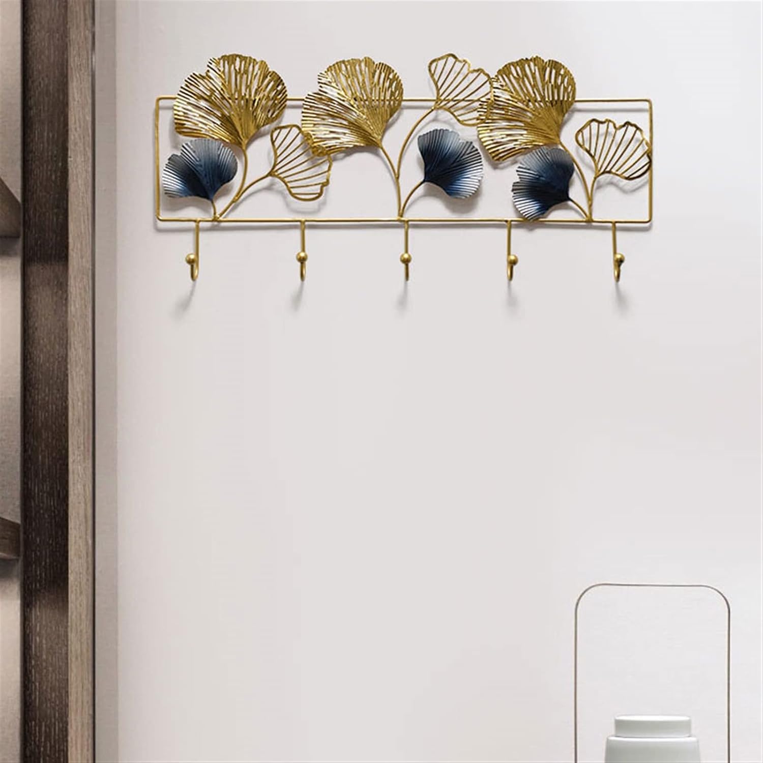 Wall Mounted Coat Rack Wall Mounted Coat Rack, Fashion Coat Hook, Hook Rack Rails for Entrance Clothes Hanger, Porch, Living Room, Bedroom, Kitchen Coat Rack Tree