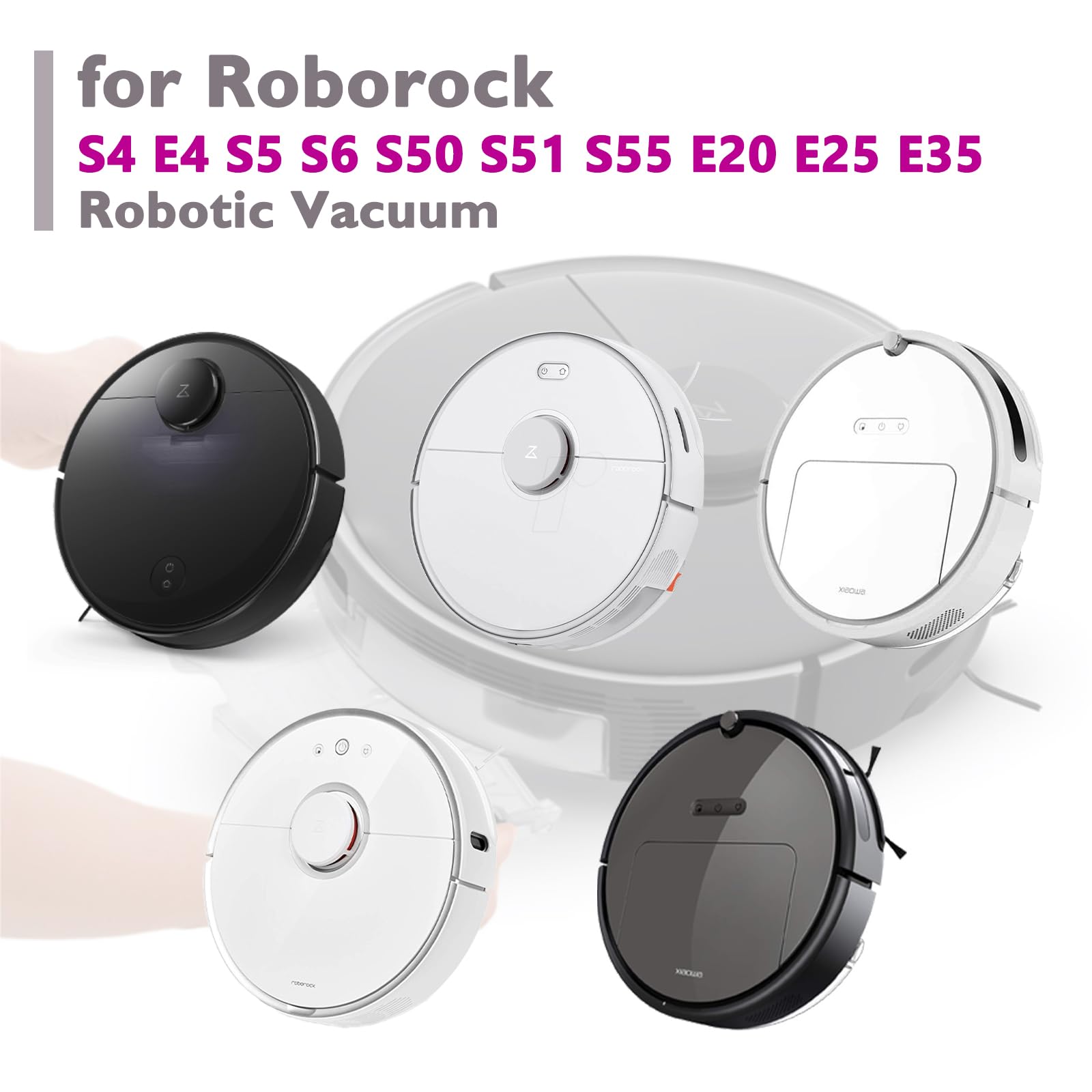 Roborock用 S50 S51 S55 S5 S6 E20消耗品セット Original For Xiaomi Roborock S50 S51 S55 Xiaowa C10 E20 E25