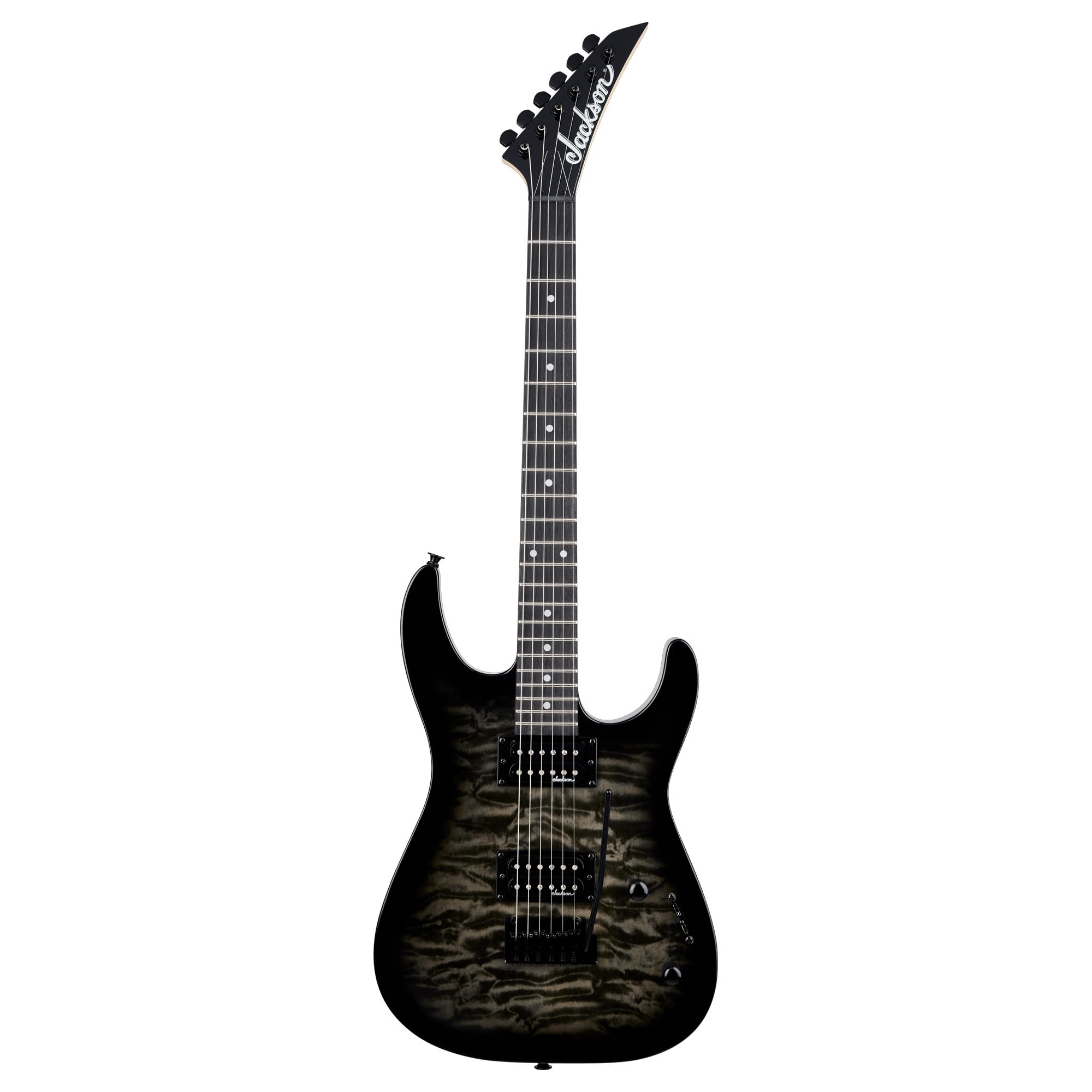 Jackson JS11Q Dinky Guitar - Transparent Black