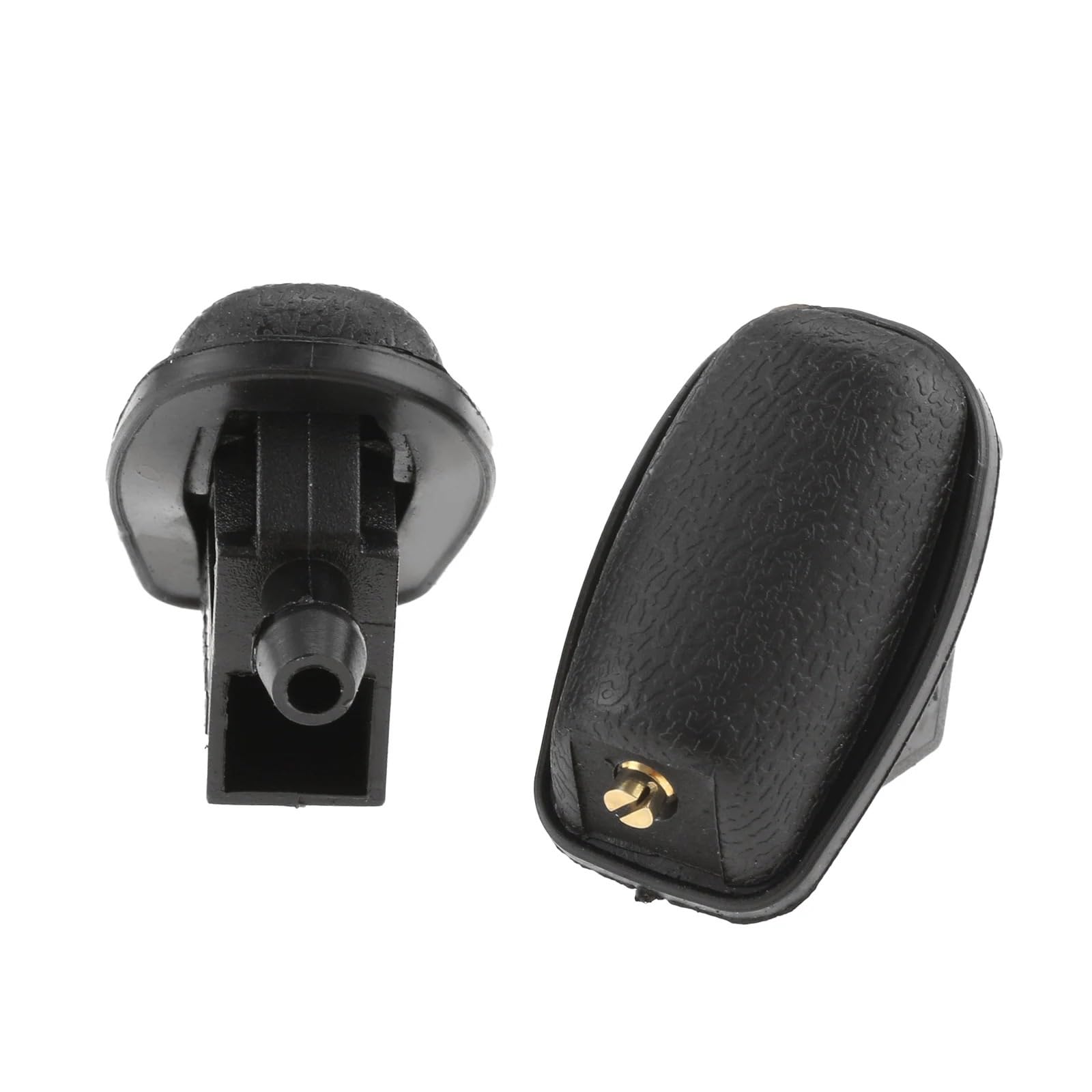 Pacgydk 1 Hole Car Windshield Nozzles Fit For Ford Focus Mk2 Mk3 2005-2012 Fiesta 2001-2008 Wiper Sprayer 2Pcs Car Front Windshield Washer Spray(1 Hole)
