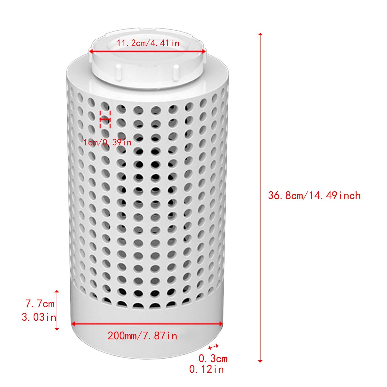 Zewnętrzny pojemnik na kompostownik ślimakowy – kompaktowy pojemnik do kompostowania ślimakowego 36,8 x 20 cm z otworami powietrznymi i pokrywką dla wydajnego recyklingu odpadów
