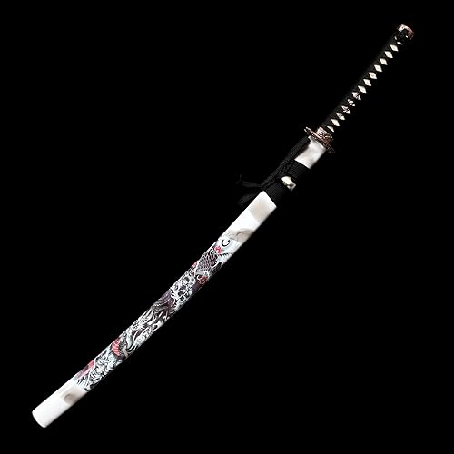 Miniatura 2 de CHENGYING Espada Katana Real Hecho a Mano Espada Samurái Japonesa Desmontable Espada