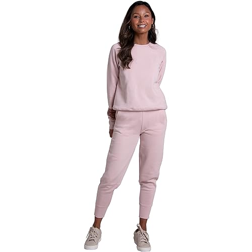 Fruit of the Loom Women's Crafted Comfort Crafted Comfort Joggers & Open Bottom Pants