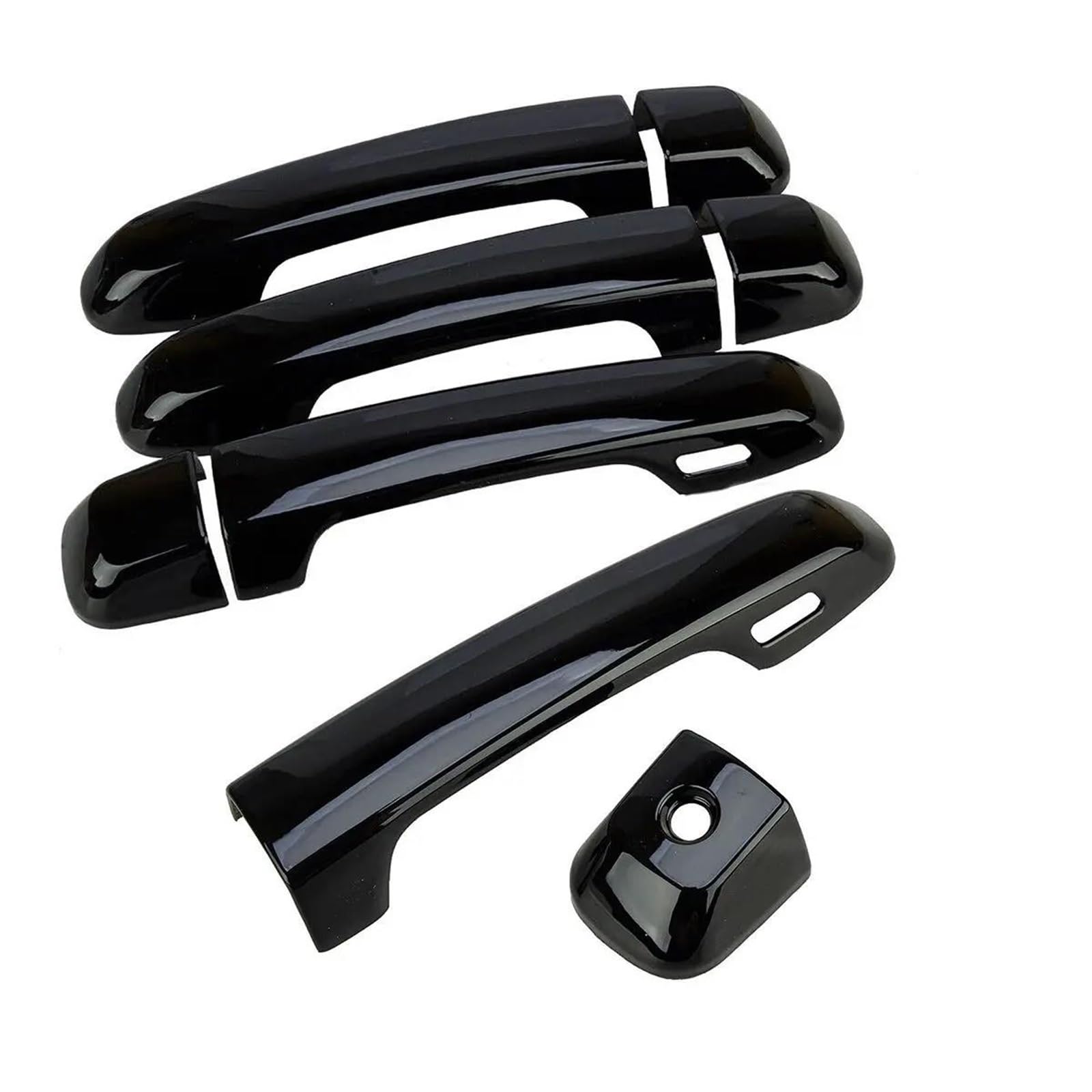 Ujnheq One Color For Land For Cruiser For Prado J150 J200 Lc200 2010-2022 Car Door Handle Cover Trim Smart Button Hole Exterior