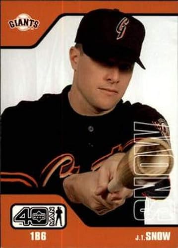 2002 Upper Deck 40-Man #751 J.T. Snow San Francisco Giants MLB Baseball Card NM-MT