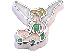 Enticing Tinkerbell Floating Locket Charms for a Touch of Magic and Enchantment