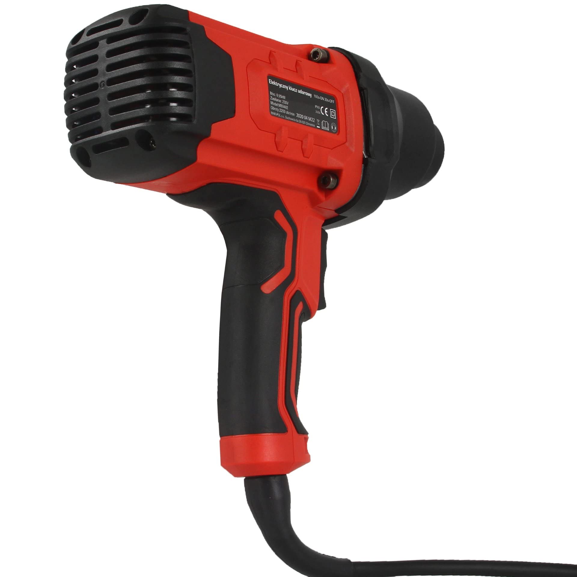 Marpol Set Avvitatore elettrico ad impulsi Sostituzione Pneumatici e Riparazione Auto Officina reversibile Compatto 1/2" 800NM 950W 2200giri/min 230V