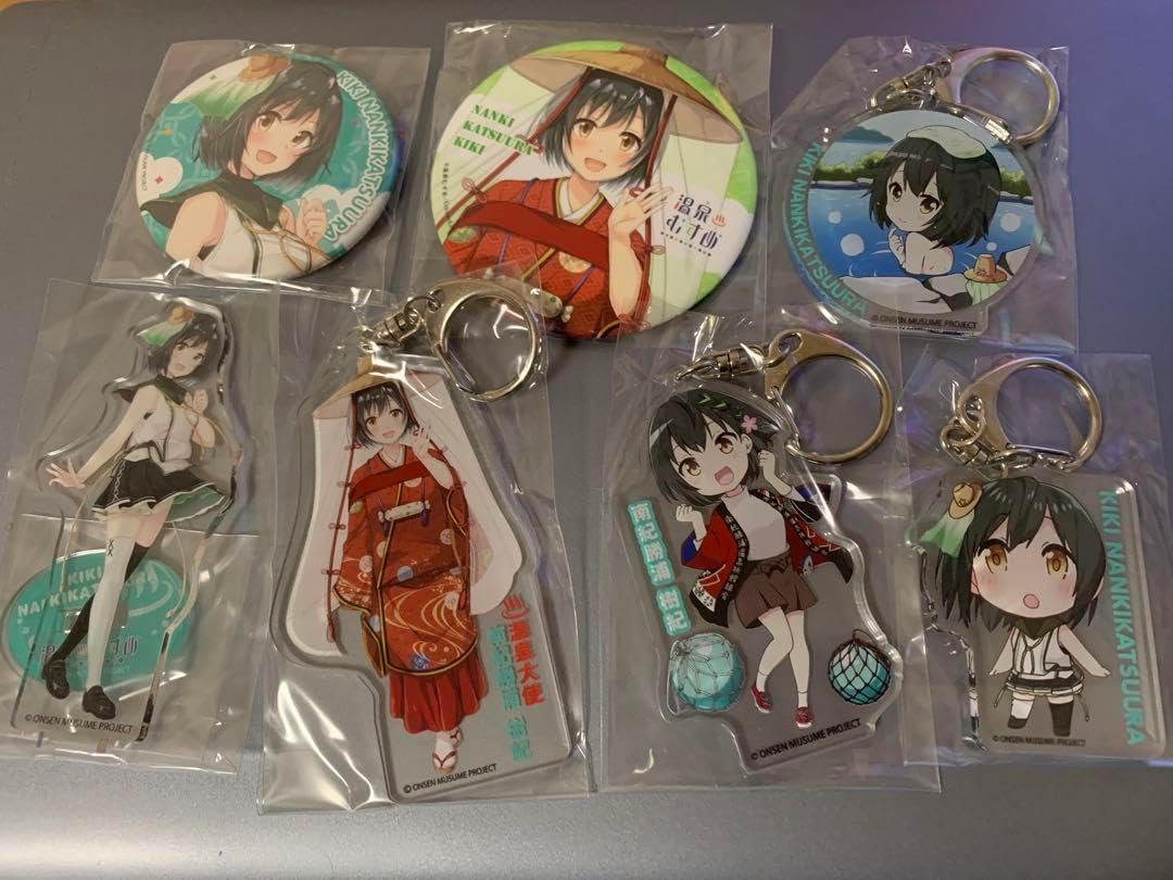 温泉むすめ南紀勝浦樹紀アクリルキーホルダー・バッジ U