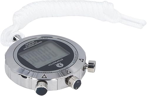 Miniatura 3 de Drfeify Stopwatch Timer, Metal with Calendar and Alarm, 0.01 Second Timing for Sports Events and Competitions