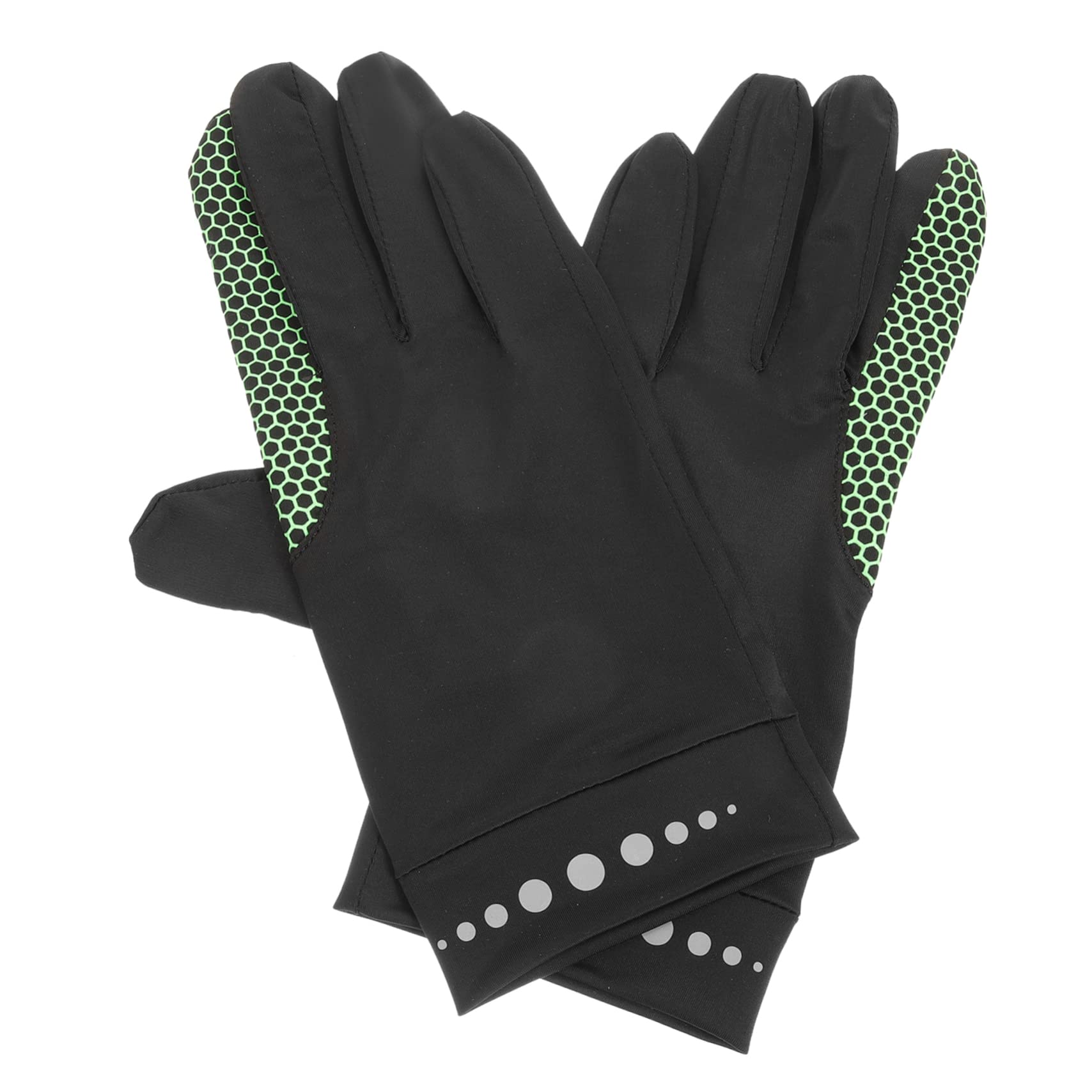 HANABASS Elastic Screen Sunscreen Gloves Women's Fitness Gloves Outdoor Cycling Riding Fishing Anti-Slip and Comfortable Black