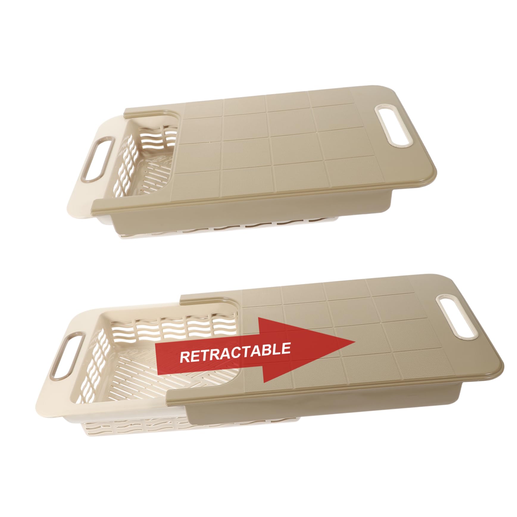 Tabla de Cortar Multifunción Retráctil de Plástico PP para Cocina