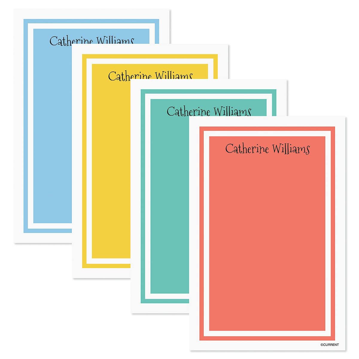 Current Color Trend Refill Notes, 300-Sheets Loose 4 by 6 Inch Papers for Memos, Lists, Fits Acrylic Tray Sold Separately