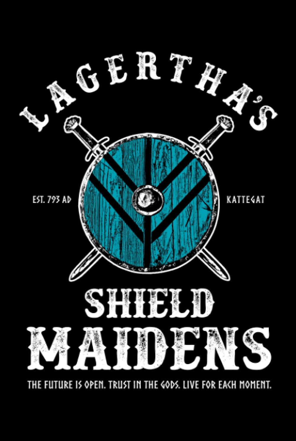 Lagertha's Shield Maidens - Notebook: Viking Shieldmaiden Notebook or Journal