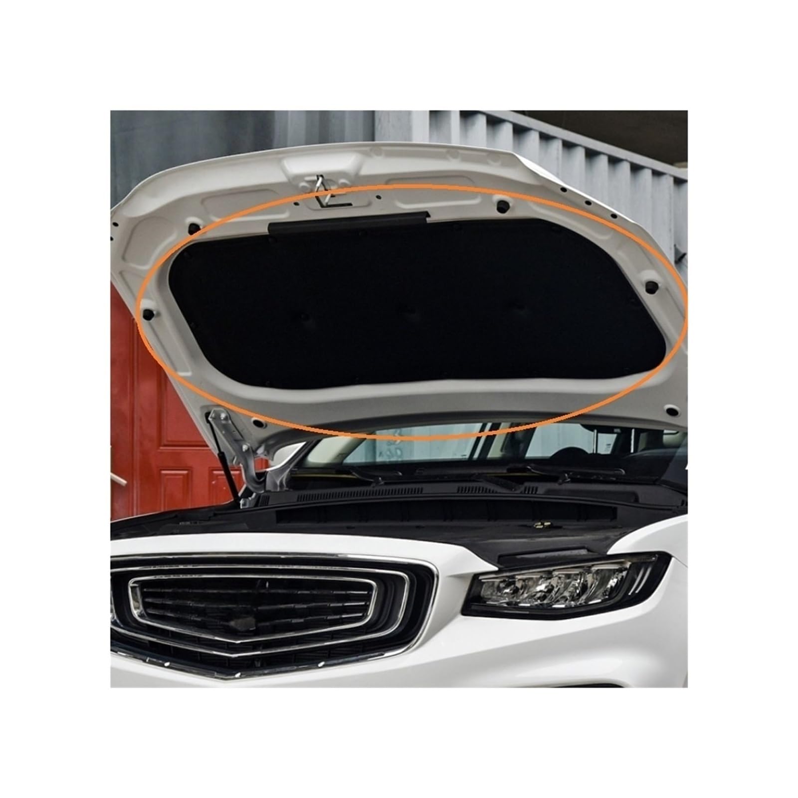 Wuqqxxqcm One Color Car Engine Hood Heat Sound Insulation Cotton Aboard,Compatible For Geely Atlas Pro,Azkarra,Boyue, Nl-3B