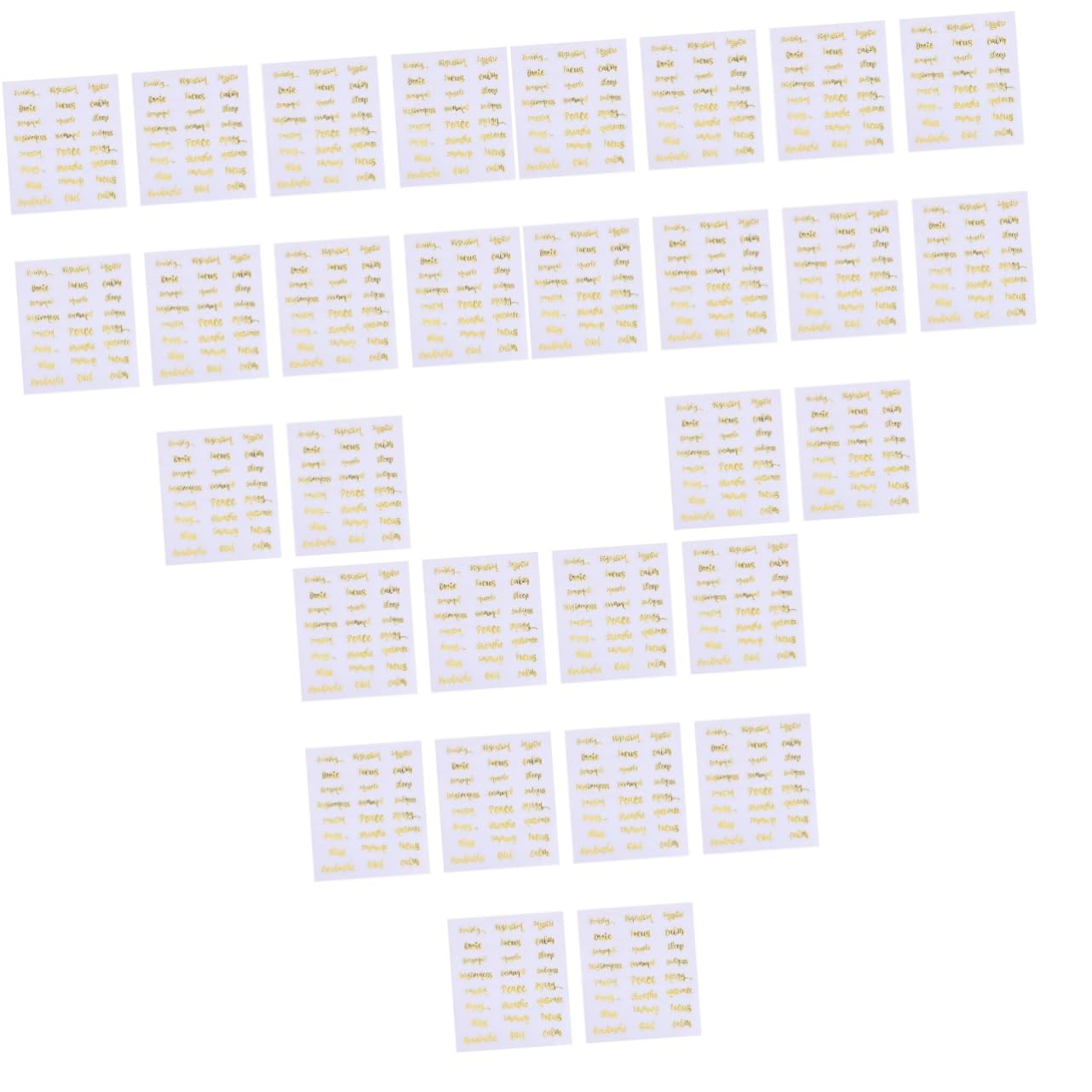 SEWACC 30hojas Etiquetas Para Botellas De Esencial De Calcomanías Letras Para Aromaterapia Decoración Personalizada De Frascos De Perfume y Cosméticos