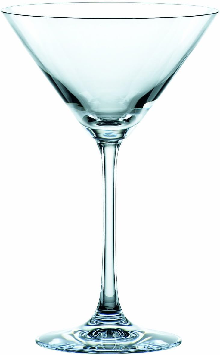 Nachtmann Vivendi Crystal Martini Glass, 6-7/8-Ounce, Set of 4