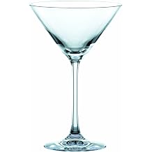 Nachtmann Vivendi Martini Glasses, Set of 4 7 Oz. Lead-Free Crystal Stemware with Sleek Modern Design Premium Glassware for Cocktails, Martinis, Weddings, Anniversaries & Entertaining