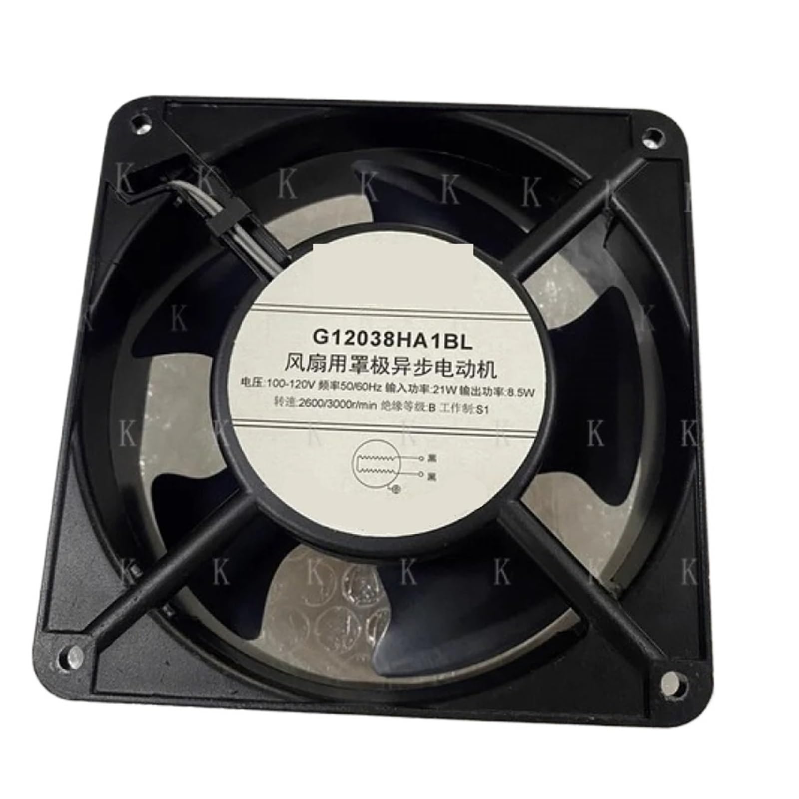 BRODEFUP G12038HA1BL 100V-120V 120 * 120 * 38MM Inverter Cooling Fan
