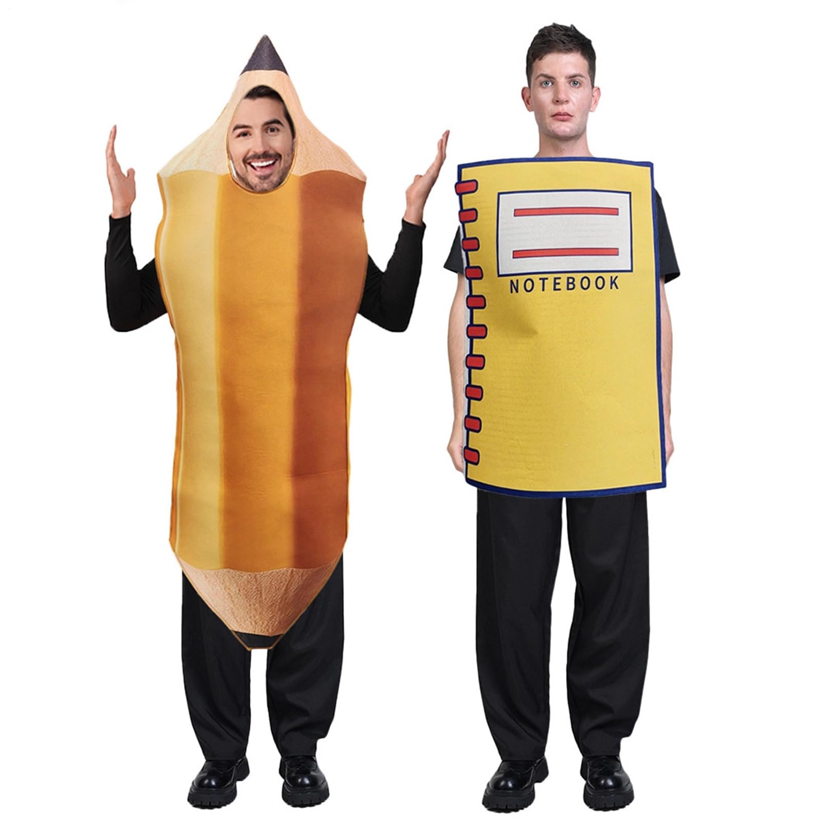 Kostiumy Na Halloween Dla Dorosłych Zestaw Na Cosplay W Ołówka I Notatnika | Przebranie Na Karnawał I Bal Przebierańców Dla Dorosłych, Kobiet, Mężczyzn, Szkolnych Wydarzeń, Imprez I Zabaw