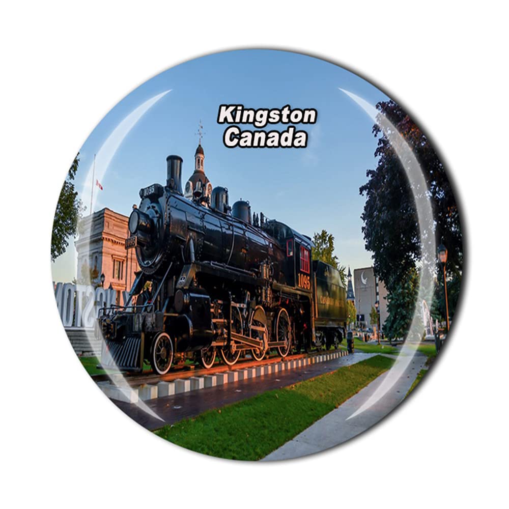 Kingston Canada Fridge Magnet Crystal Tourist Souvenir Gift Collection Refrigerator Magnetic Sticker